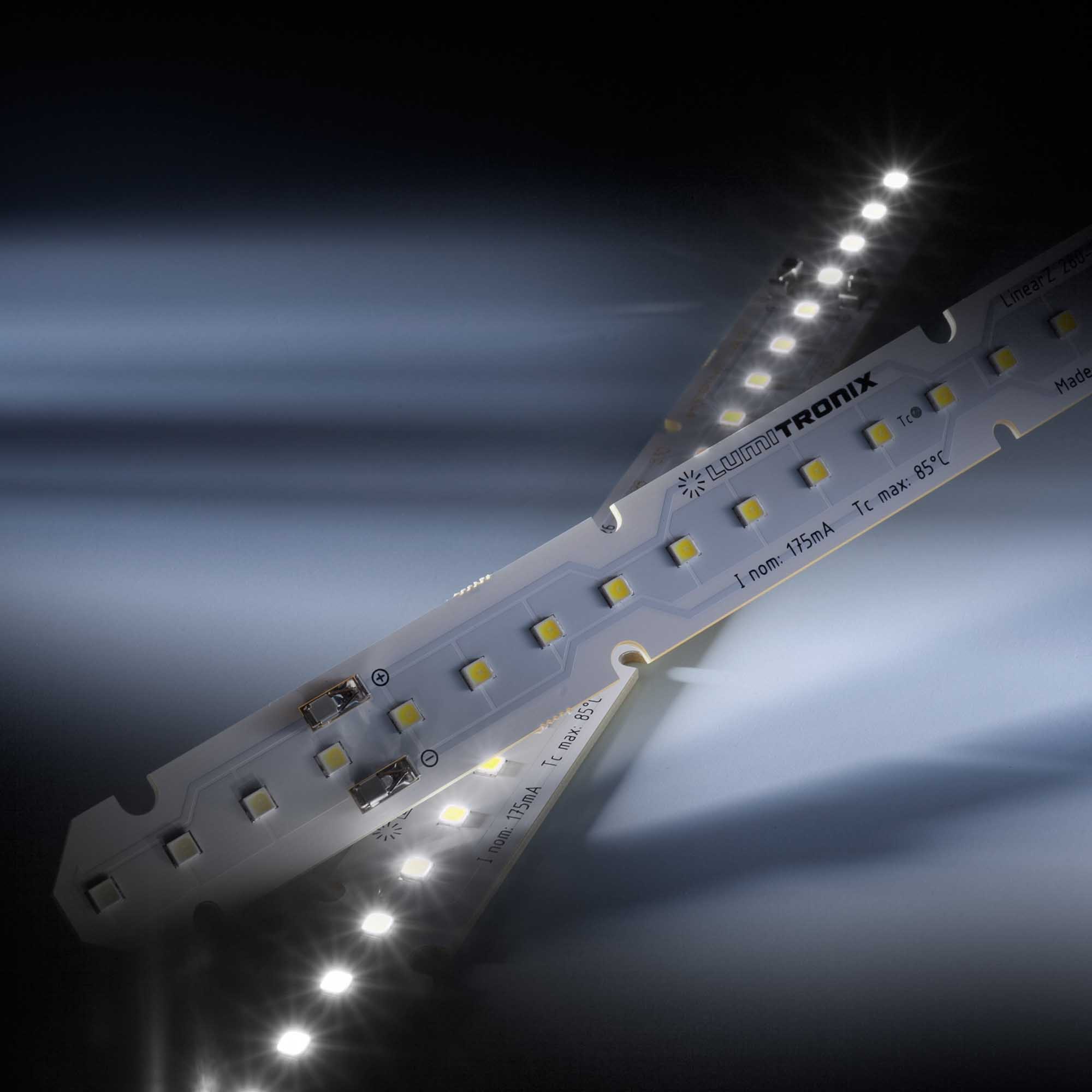 LumiBar-26-3098+ Nichia tira LED Optisolis CRI99 blanco puro 5000K 752lm 14PPF 175mA 37,5V 26 LEDs módulo 28cm (2686lm/m 24W/m)