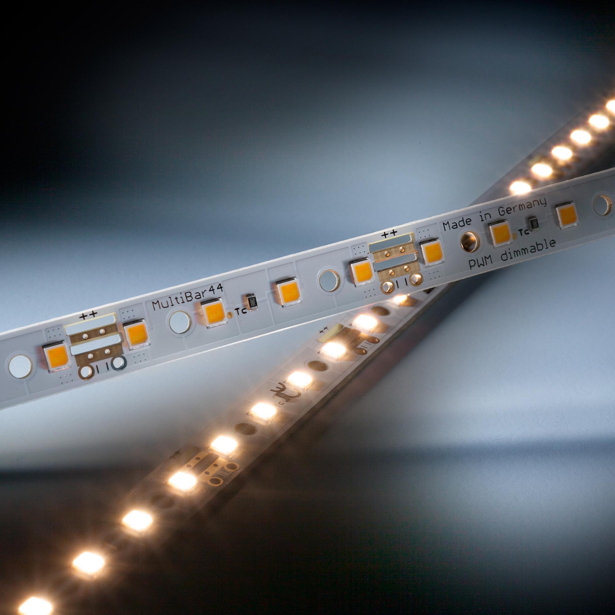 Multibar3090 Nichia tira LED blanco cálido CRI90 3000K 850lm 24V 44 LEDs barra de 50cm (1700lm/m 13W/m)