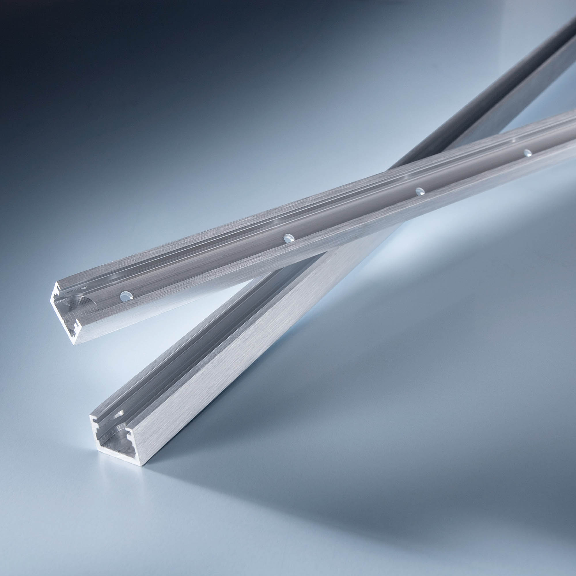 Perfil de aluminio Alubar anodizado para tiras de LED Multibar 50cm
