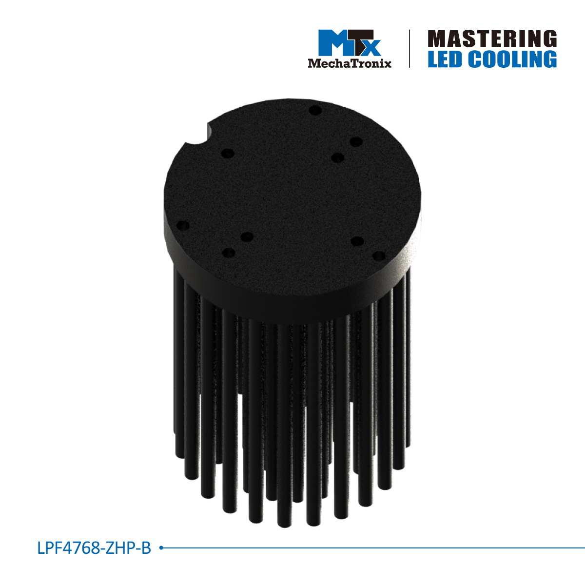 Disipador de calor MechaTronix LPF4768-ZHP-B para LED &lt;2500lm