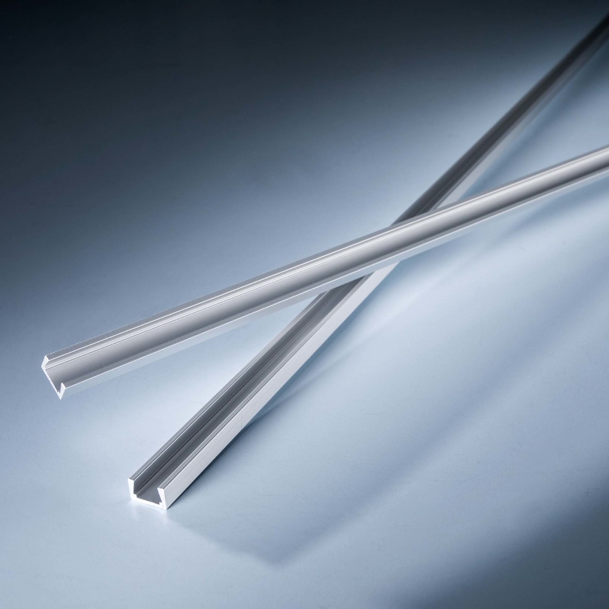 Perfil de aluminio AluSim plano para tiras LED flexibles Slimflex 102cm 