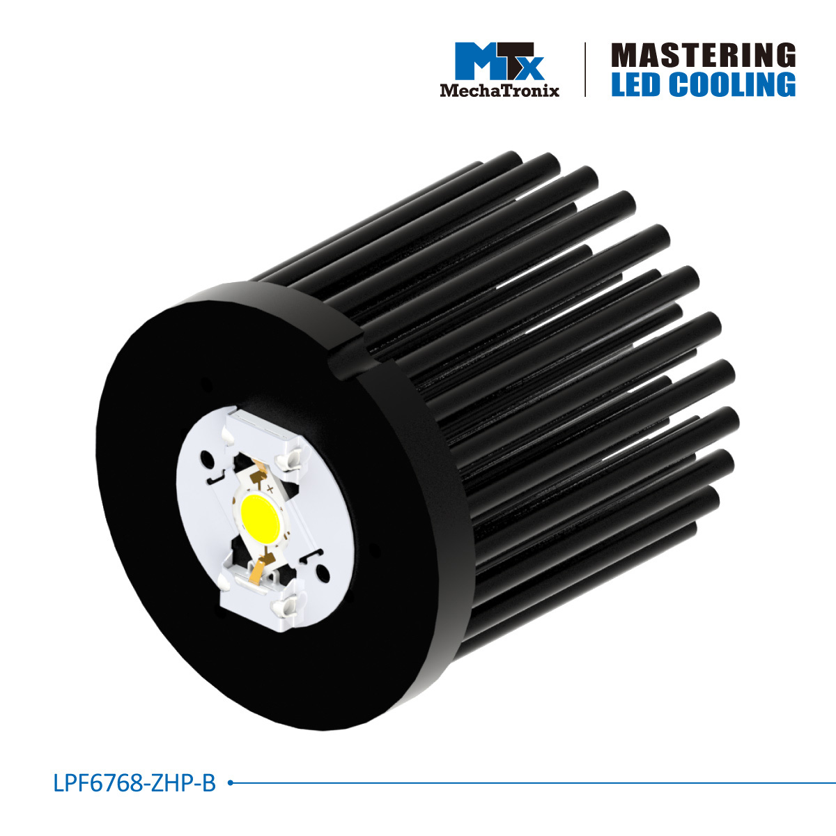 Disipador de calor MechaTronix LPF6768-ZHP-B para LED <4600lm