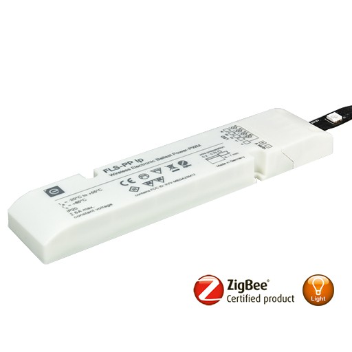 Balasto electrónico inalámbrico FLS-PP lp con interfaz Power PWM para tiras de LED/LED RGBW y RGB 24V) producto certificado ZigBee