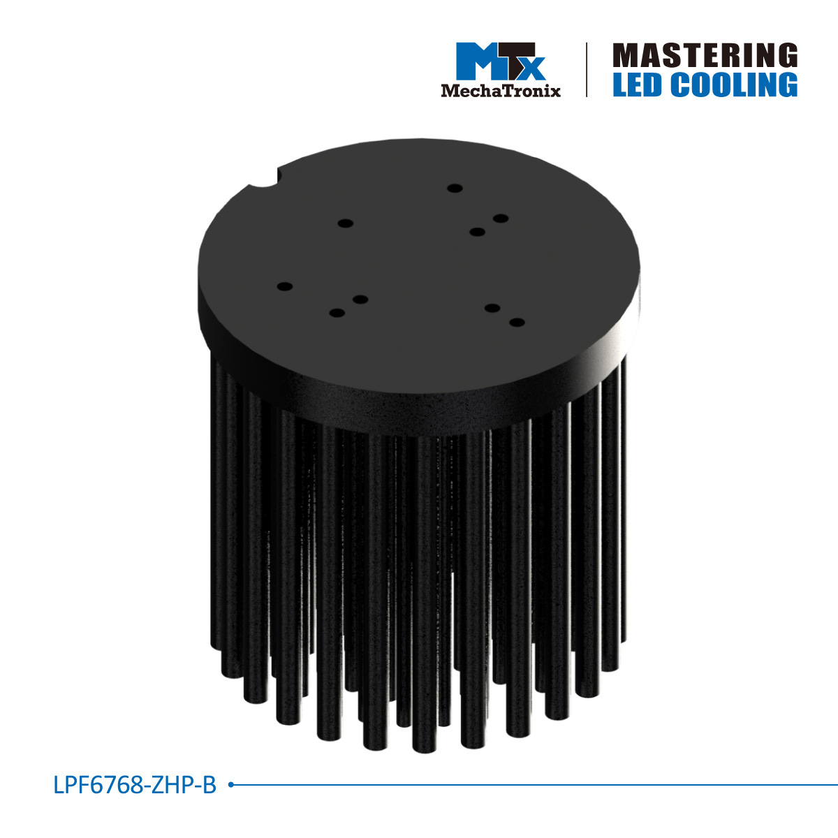 Disipador de calor MechaTronix LPF6768-ZHP-B para LED &lt;4600lm