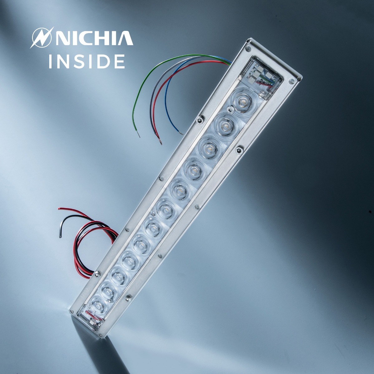 Módulo LED Nichia UVC violeta 280nm 12 LED NCSU334B 882mW 29cm 1050mA IP67 para desinfección y esterilización 